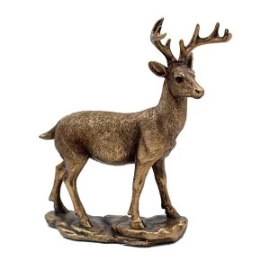 Image of Lesser & Pavey Reflections Bronzed Deer Ornament