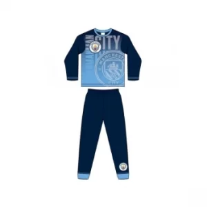 image of 11-12 Years Man City Sublimation Print Pyjamas 33895