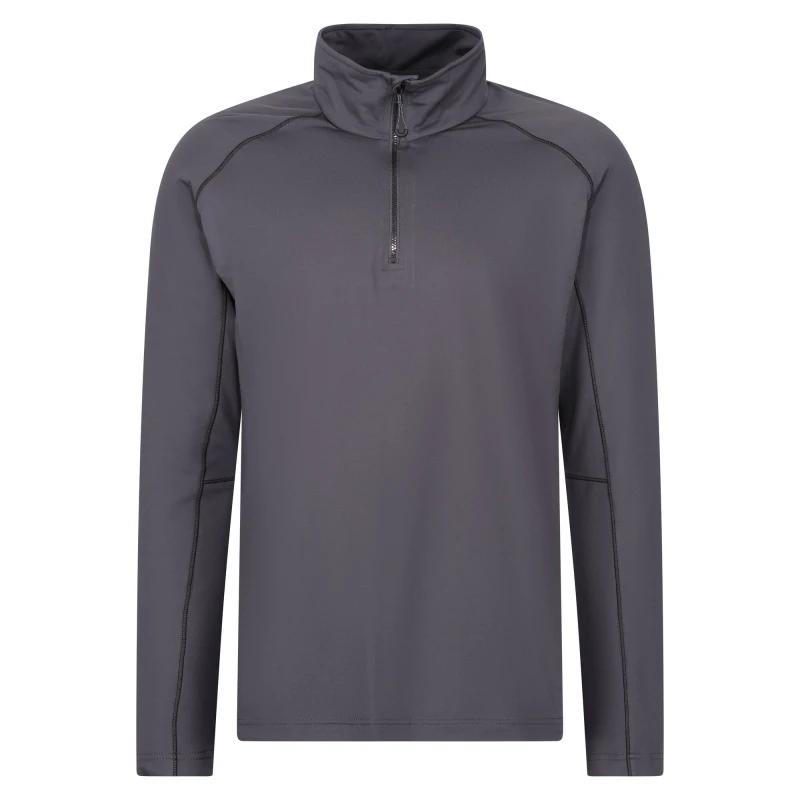 Image of Regatta Professional Mens Core Stretch Half Zip Midlayer in Dark Grey Size: Small Dark Grey Male S