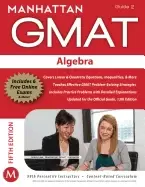 Image of algebra gmat strategy guide 5th edition