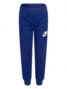 image of Nike Younger Boys Logo Graphic Joggers - Blue, Size 2-3 Years