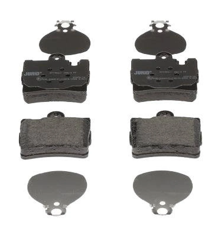 Image of JURID 571962J Brake pad set prepared for wear warning indicator, without accessories Brake Pad Set,disc brake (402)