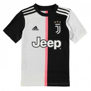 Image of adidas Juventus Home Shirt 2019 2020 Junior - Black/White