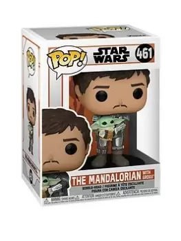 image of Star Wars The Mandalorian POP! TV Vinyl Figure The Mandalorian & Grogu 9 cm