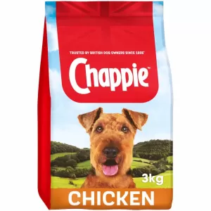 image of Chappie Complete Dry Dog Food Chicken and Wholegrain Cereal 3kg