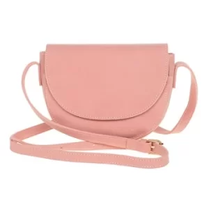 Image of Cross Body Saddle Bag Pink