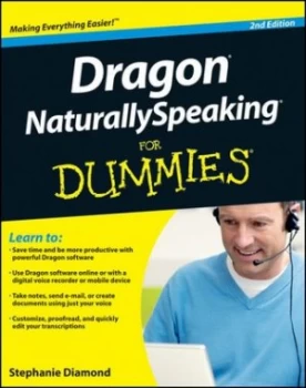 Image of Dragon Naturallyspeaking for Dummies by Stephanie Diamond Paperback