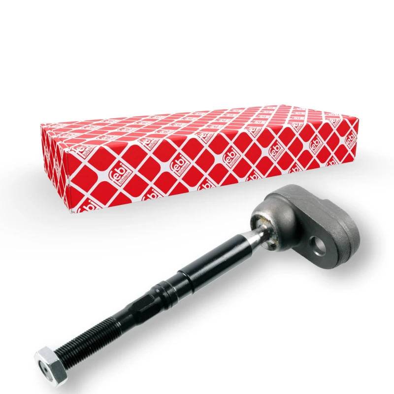 Image of FEBI BILSTEIN 36149 Inner Tie Rod Front Axle Left, with counter nut Steel Inner Tie Rod (51)