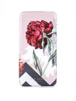 image of Ted Baker EMMARE Mirror Folio Case for iPhone 8 Plus/7 Plus - Palace Gardens, Pink, Women