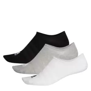 Image of adidas No-show Socks 3 Pack - Grey