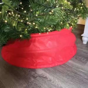 Linen Pop-Up Christmas Tree Skirt Decoration