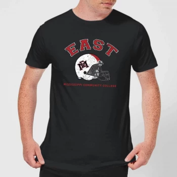 Image of East Mississippi Community College Helmet Mens T-Shirt - Black - 3XL - Black