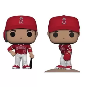 image of MLB Los Angeles Angels Shohei Ohtani EXC Funko Pop! Vinyl 2-pack