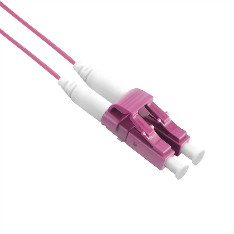 Image of ROLINE 21.15.9262 fibre optic cable 2m LC OM4 Violet