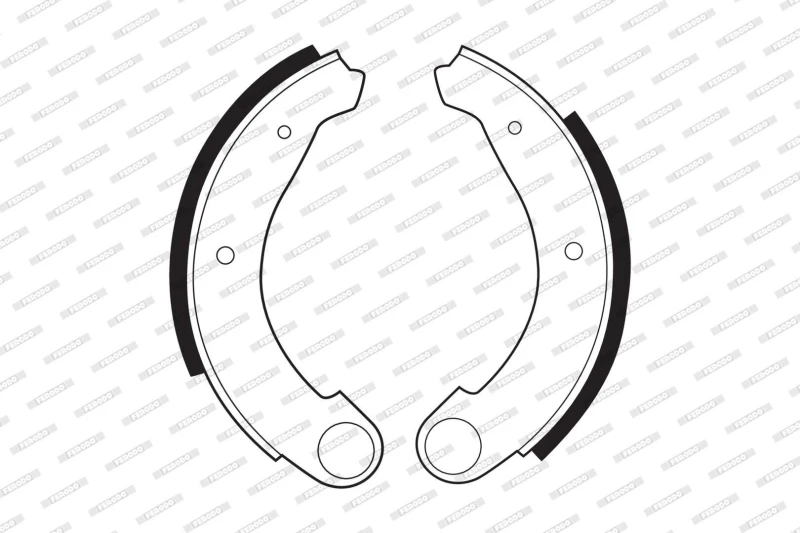 Image of FERODO Brake Shoe Set FERODO FSB51