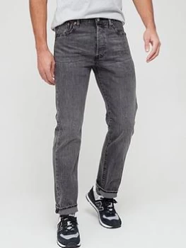 image of Levis 501&reg; Original Fit Jeans - Grey, Size 30, Inside Leg Regular, Men