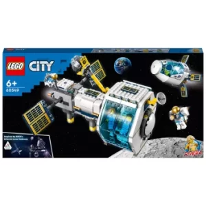 image of LEGO City: Lunar Space Station Toy Model Building Set (60349)