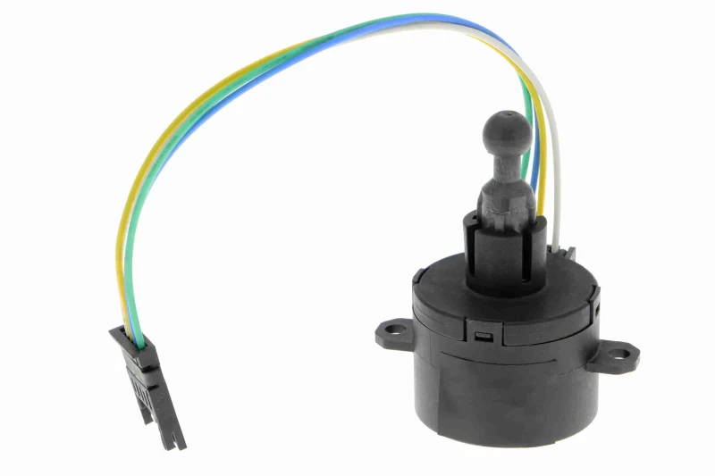 Image of VEMO V20-77-0294 Headlight Motor Right Front, Original VEMO Quality Control,headlight range adjustment (700)