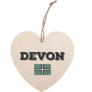 Image of Devon Hanging Heart Sign