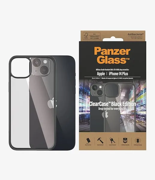 image of PanzerGlass PanzerGlass ClearCase Apple iPhone 14 Plus Black 0407