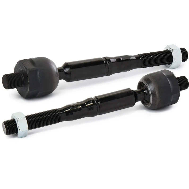 Image of RIDEX 51T0628 Inner Tie Rod Front axle both sides, with nut Steel Inner Tie Rod (51)