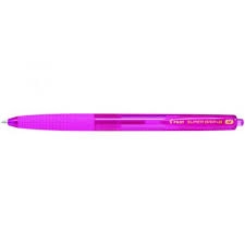 Image of Pilot Super Grip G Ballpoint Pen Pink Pack of 12 4902505552182