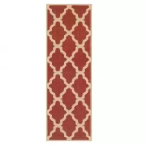 Image of Oriental Weavers Moda Trellis Red Rug - 160x225cm