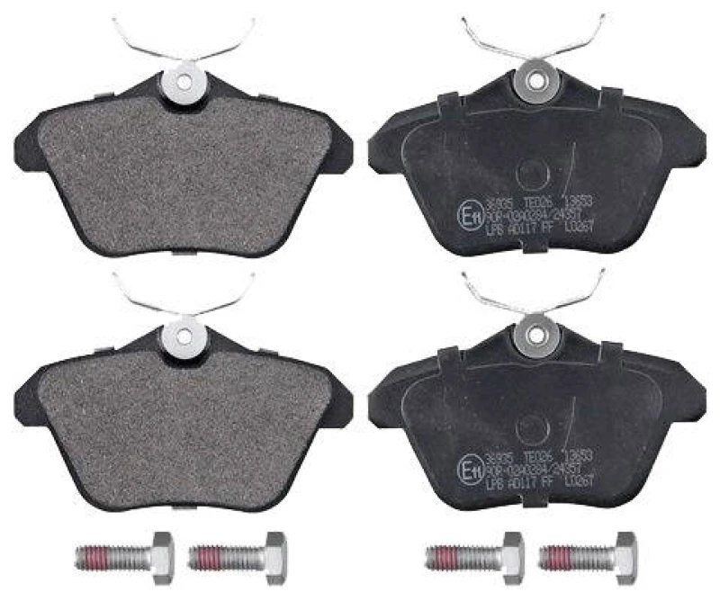 Image of A.B.S. 36935 Brake pad set without integrated wear sensor Brake Pad Set,disc brake (402)