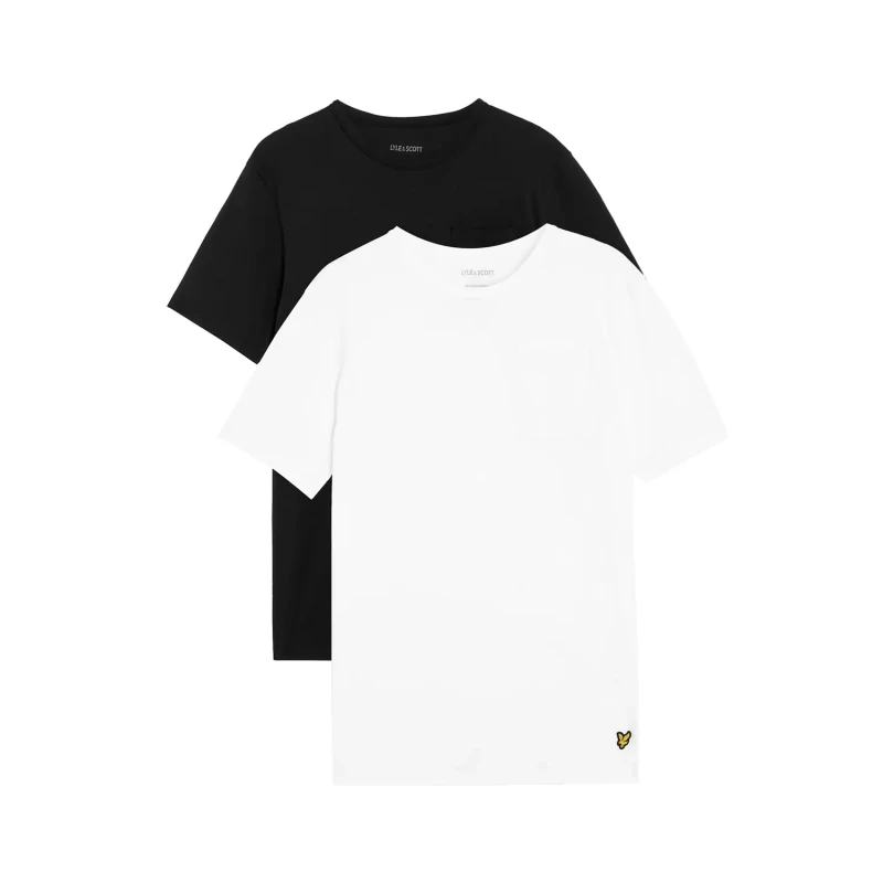 Image of Lyle & Scott T-Shirt Lyle & Scott Basic (x2) Blanc Male S