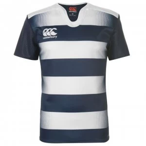 Image of Canterbury Chal Hoop T Shirt Mens - Blue/White