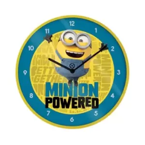 Image of Minions 2 Wall Clock Minion Powered