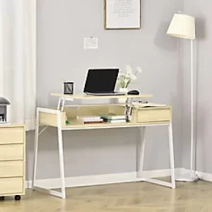 Image of Homcom Desk Natural Wood Finish 480 x 760 mm