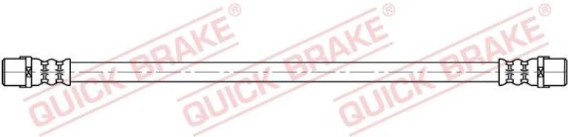 Image of QUICK BRAKE Brake hose QUICK BRAKE 25.053