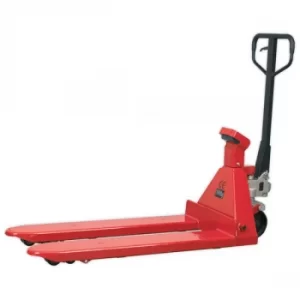 Image of Sealey PT1150SC Pallet Truck 2000kg 1150 x 570mm with Scales