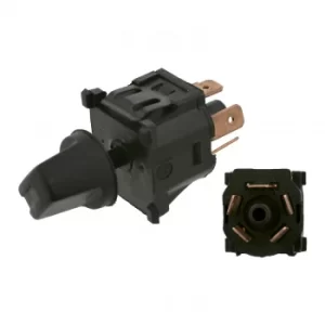 Image of Heater Fan Switch Blower heating/ventilation 14078 by Febi Bilstein