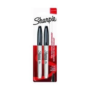 Image of Sharpie Fine Blister Twin Pack Black Pack of 12 S815030