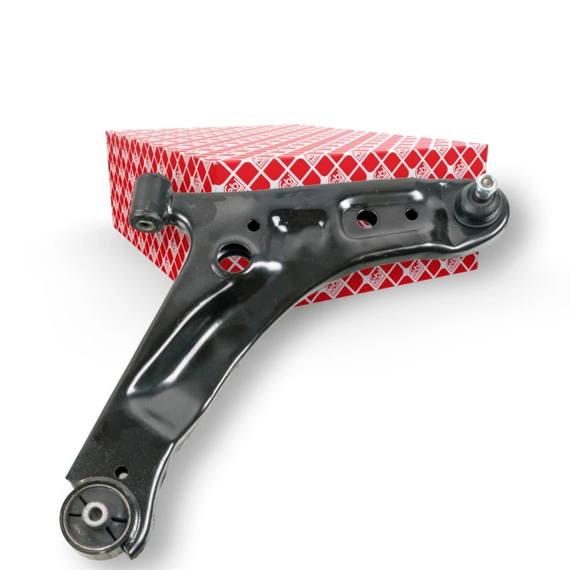 Image of FEBI BILSTEIN 41749 Suspension arm Control Arm, Sheet Steel, Lower, with rubber mount Sheet Steel Track Control Arm (273)