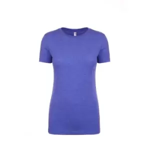 Image of Next Level Womens/Ladies Tri-Blend T-Shirt (XXL) (Vintage Royal Blue)
