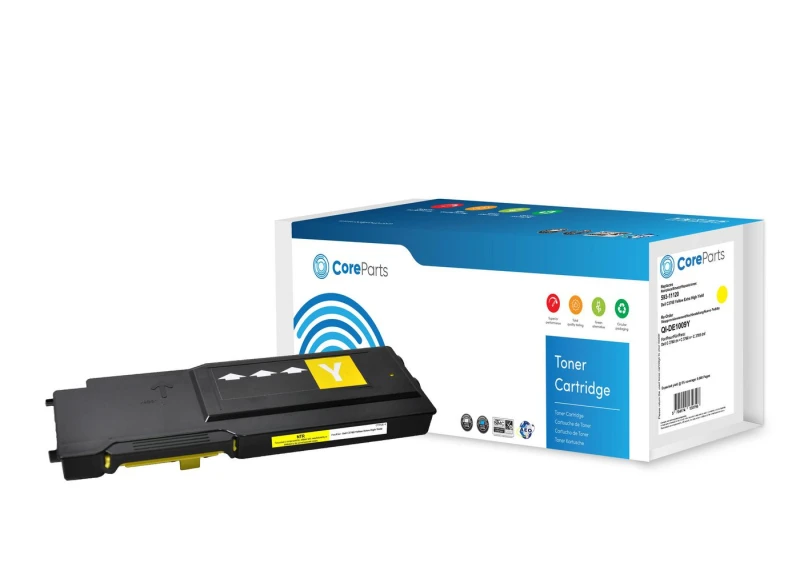 Image of CoreParts QI-DE1009Y toner cartridge Compatible Yellow