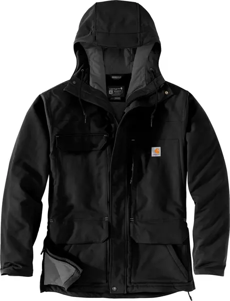Image of Carhartt Super Dux Bonded Chore Jacket, black, Size XL