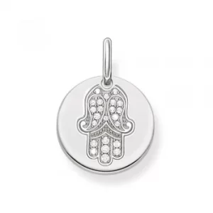 image of THOMAS SABO Ladies Love Bridge Hand of Fatima Pendant LBPE0010-051-14