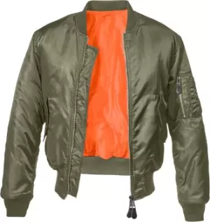 Image of Brandit MA1 Classic Jacket, green Size M green, Size M