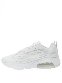 image of Nike Air Max Exosense Junior Trainer, White, Size 3