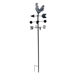 Image of Freestanding Traditional Cockerel Garden Weathervane Wind Indicator