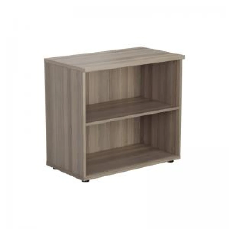 Image of Jemini Wooden Bookcase 800x450x730mm Grey Oak KF811336