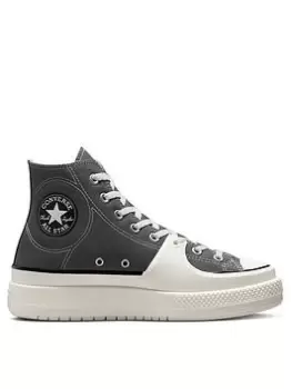 image of Converse Chuck Taylor All Star Utility Construct Canvas Hi - Grey/White, Size 7, Men