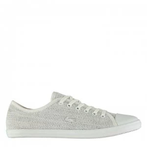 Lacoste Ziane Textile Trainers - White/White