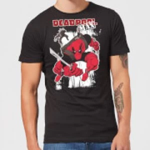 image of Marvel Deadpool Max Mens T-Shirt - Black