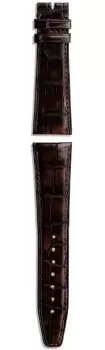 Image of IWC Strap Aligator Dark Brown For Folding Clasp XL