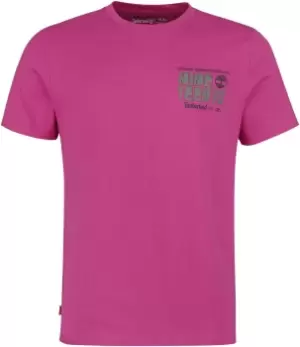 Timberland Outdoor Back Graphic Tee T-Shirt pink